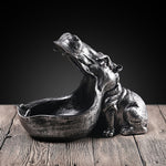 Load image into Gallery viewer, HIPPOPOTAMUS SCULPTURE CONTAINER
