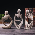 Load image into Gallery viewer, ABSTRACT THINKER PEOPLE SCULPTURE
