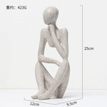 Load image into Gallery viewer, ABSTRACT THINKER PEOPLE SCULPTURE
