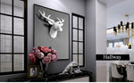 Load image into Gallery viewer, DEER WALL SCULPTURE
